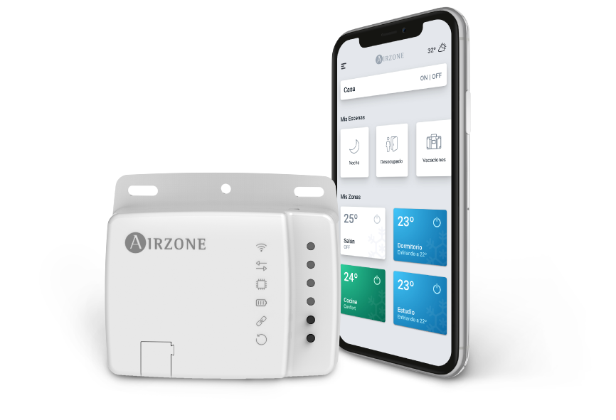 Aidoo el nuevo control wifi genérico de Airzone para varias marcas de aire acondicionado