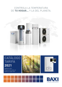 Baxi catálogo de calderas y aerotermia 2022.