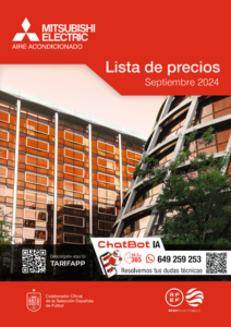 Mitsubishi Electric tarifa aire acondicionado 2024.