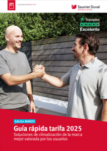 Saunier Duval tarifa climatización 2025.