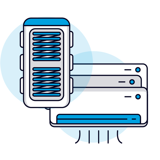 Aire Acondicionado Multi con ACS