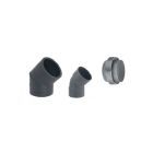 Accesorio Saunier Duval Codo ventilación 45° 80 / 125