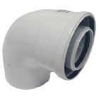 Accesorio calentador estanco Bosch Adaptador de 60/100 a 80/100 Accesorio calentador estanco Bosch Adaptador de 60/100 a 80/100