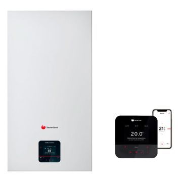 Caldera Saunier Duval IsoFast Mi Connect H-Condens MA36-CF/1-CfI(N-INT) con MiSet Radio con instalación incluida
