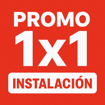 Promo 1x1 instalación 1/4"-3/8"