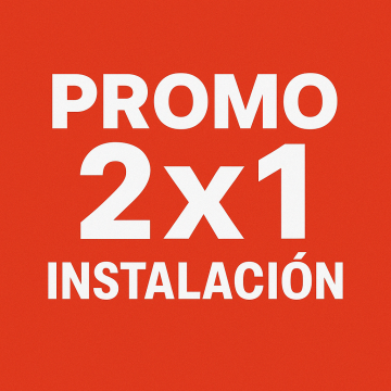 Promo 2x1 en preinstalación ya existente