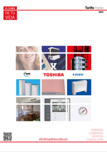 Toshiba tarifa aire acondicionado 2025.